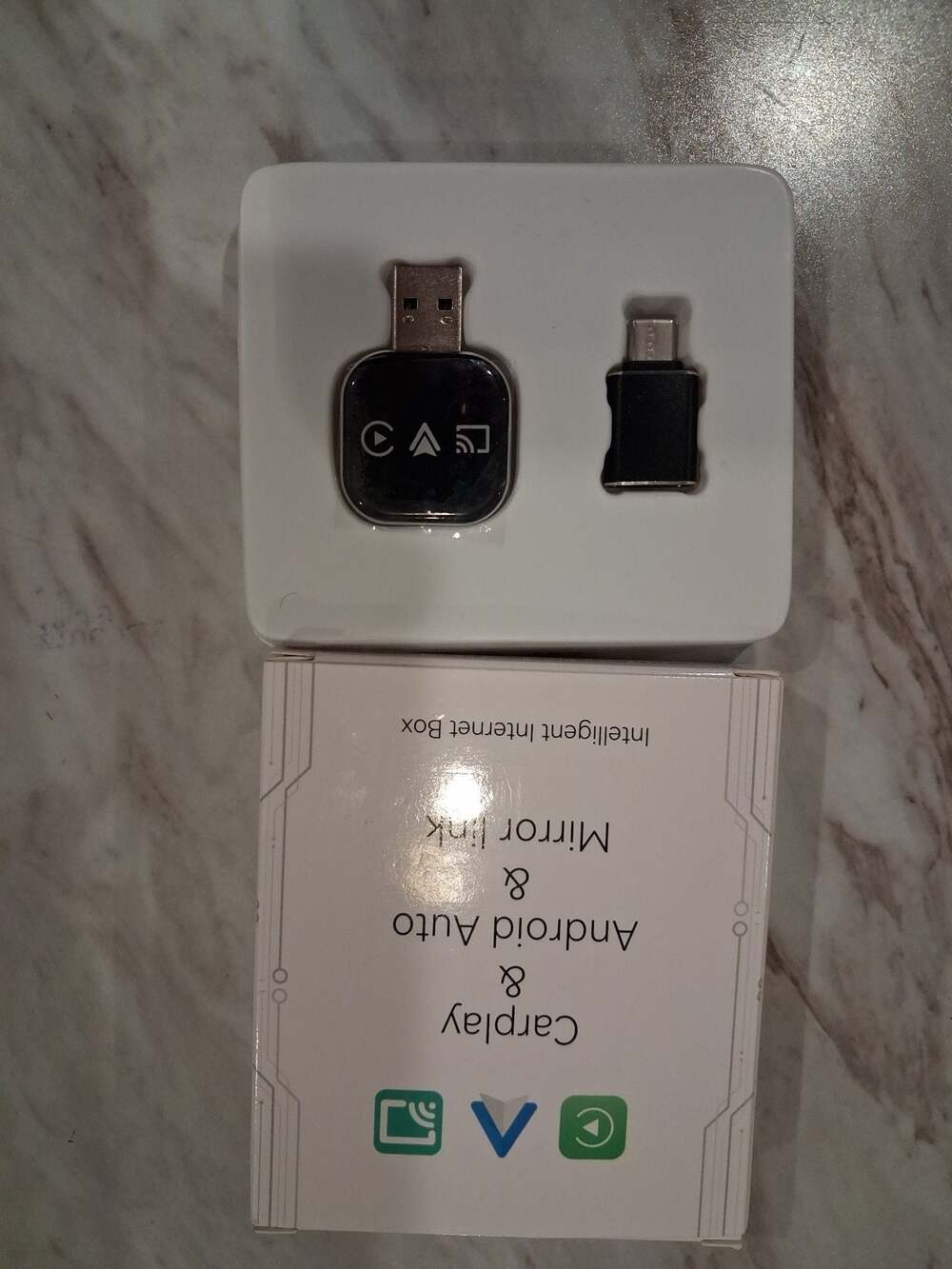 3in1 Intelligent Internet Box Carplay Android Auto Mirror Link Wireless Adapter